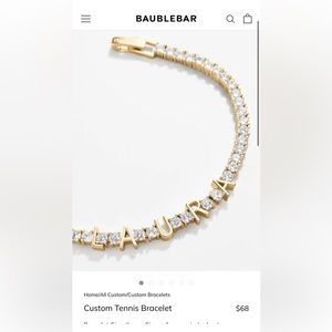 Baublebar Custom Tennis Bracelet